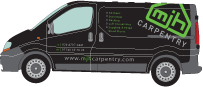 MJH Carpentry Van